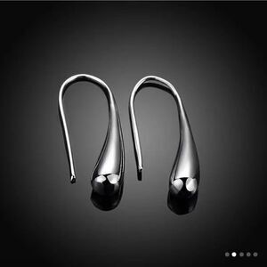 S925 Silver Water Drop Earrings #623